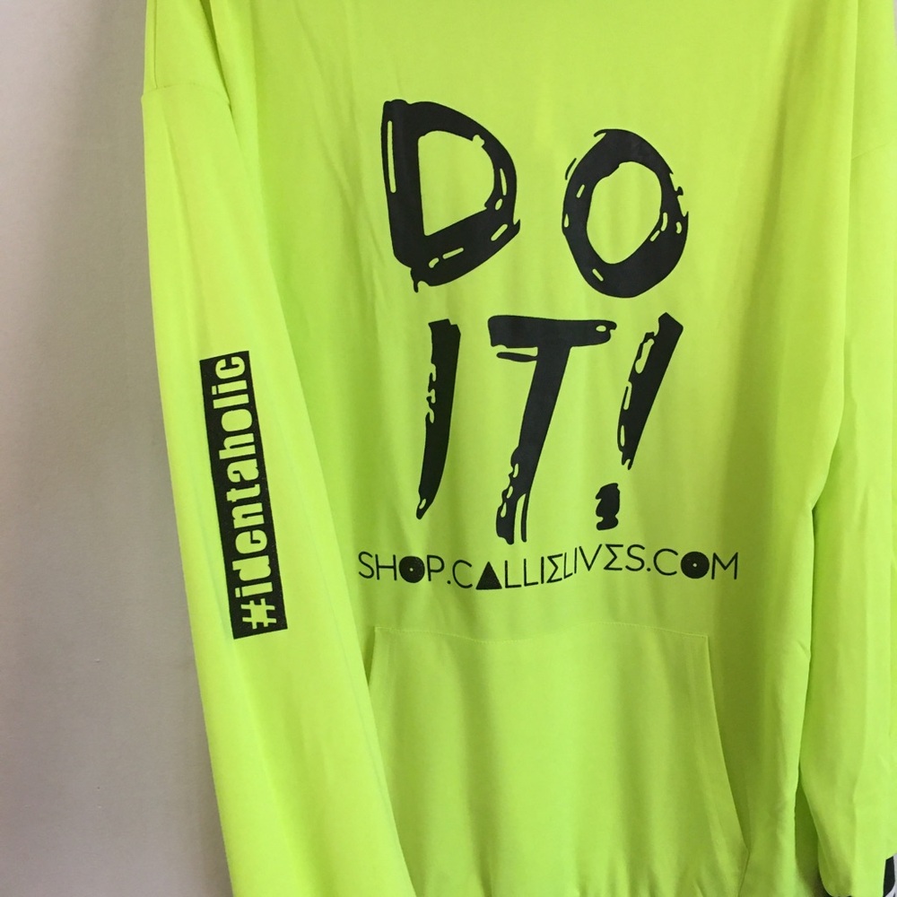 Callie Lives “Do IT” Hoodie Top: Size 2X - Picture 13 of 17